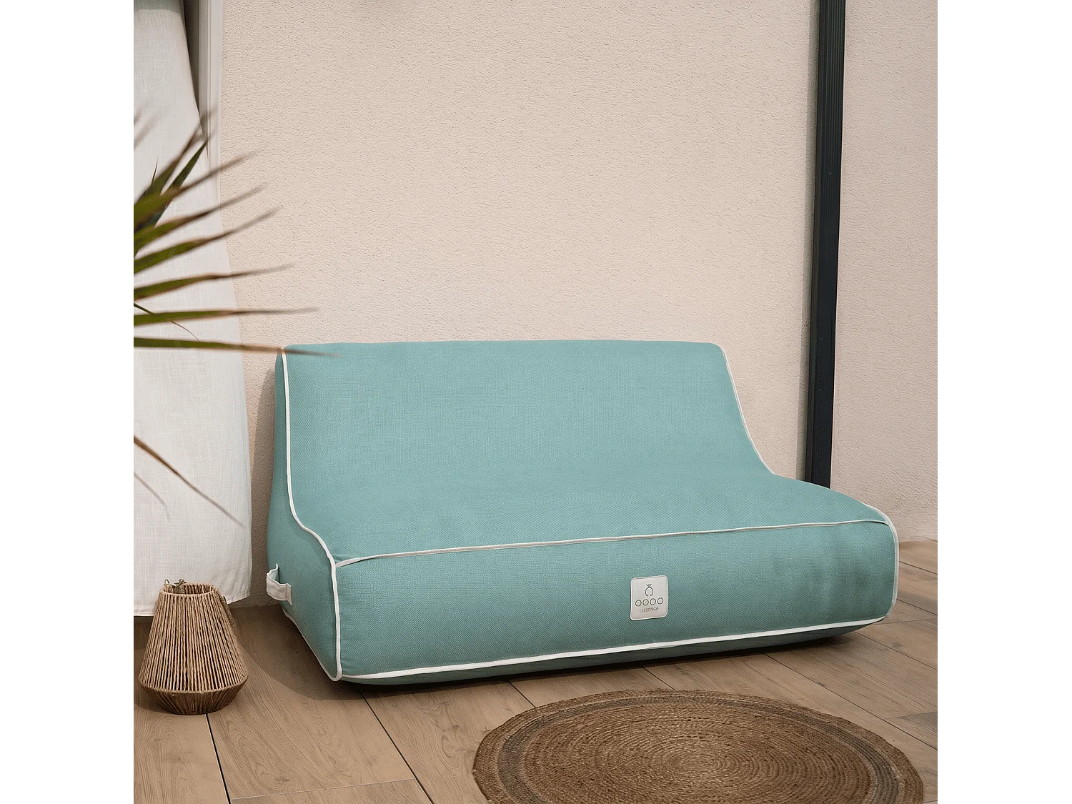 Coco Lounge Nadmuchiwana sofa ogrodowa ALIZÉ styl Soge wodnista zieleń 4898756