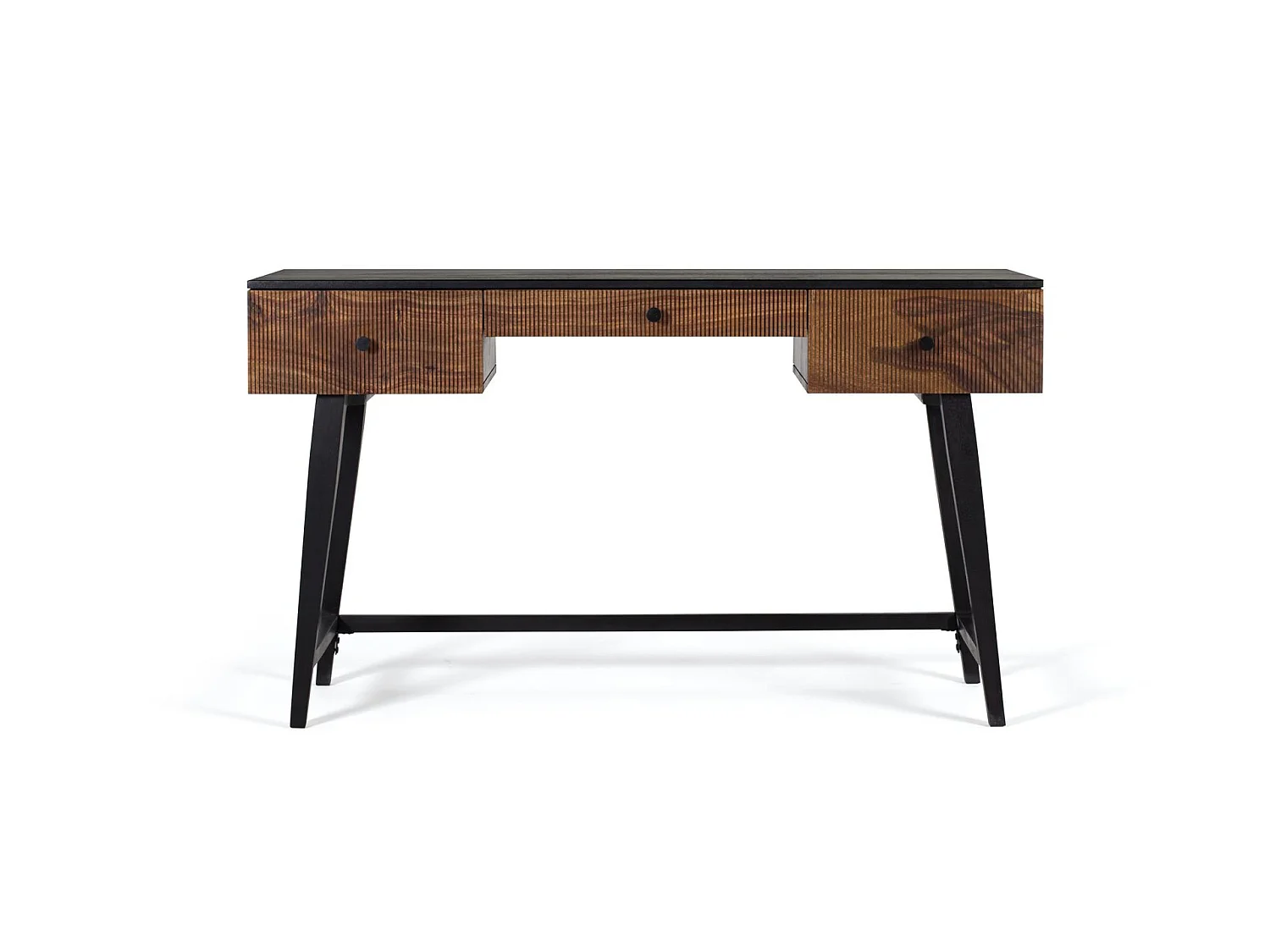 Bureau en bois palissandre et manguier plus metal 2733069 - obrazek 1