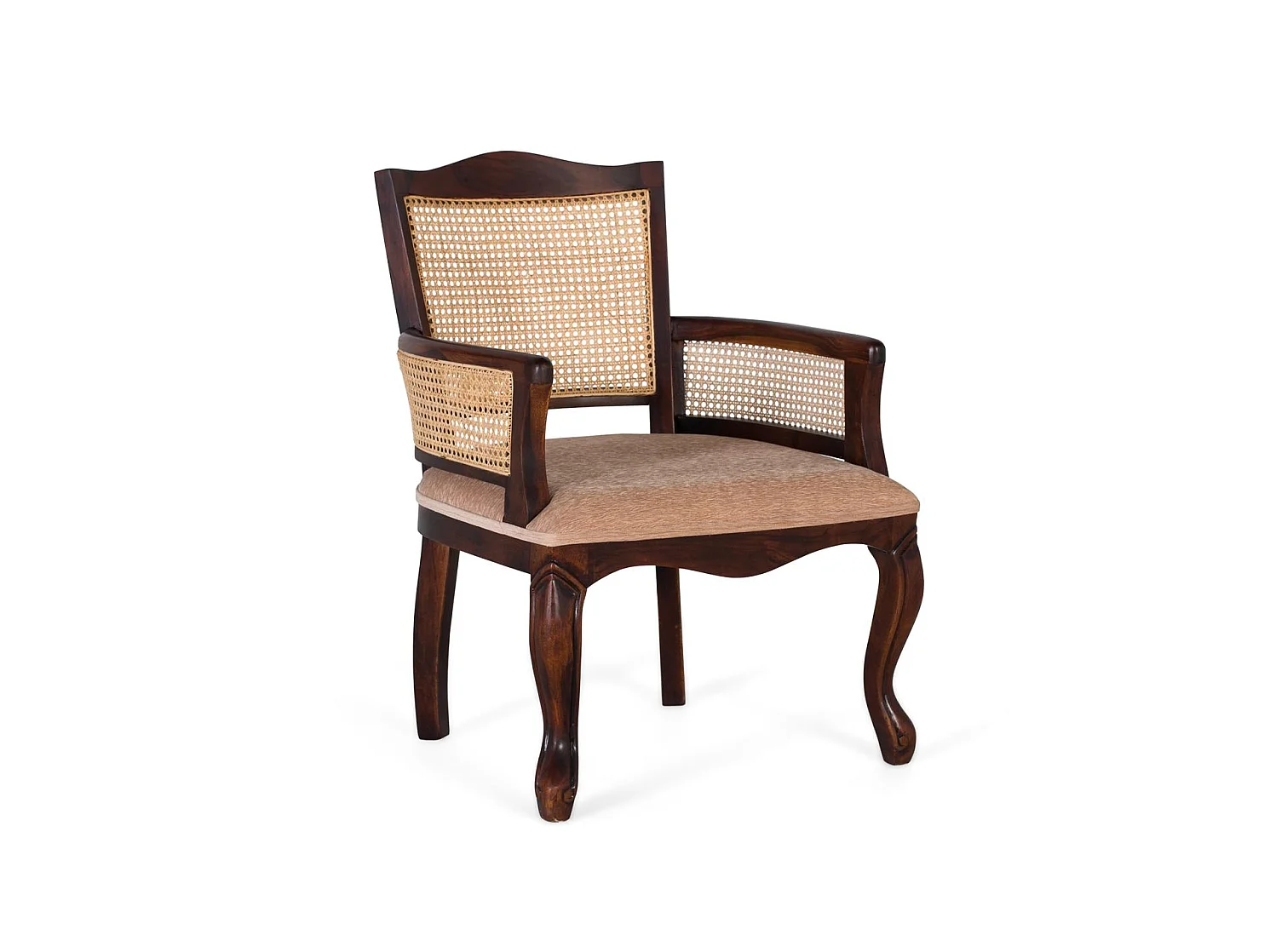 Fotel z drewna akacjowego 64 cm, rustykalny, vintage, styl - 88x64x61 4534127 - obrazek 1