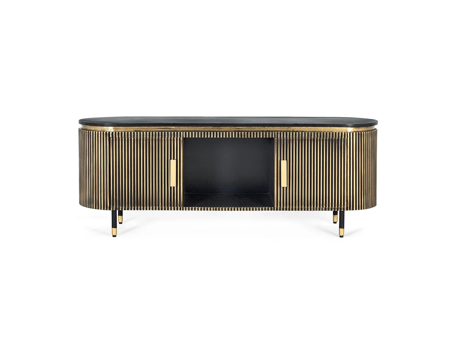 Szafka RTV z manguier et brąz 150 cm 3794938