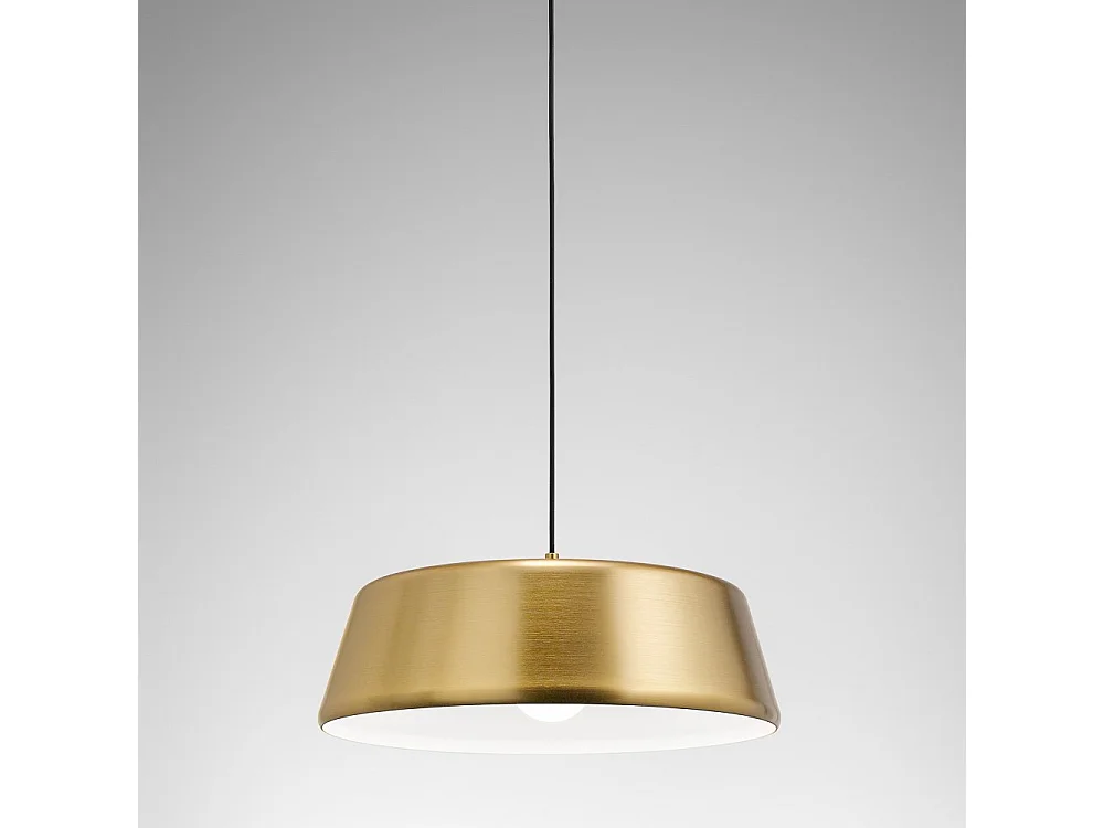 Blanca – Lampa wisząca mosiężna 1XE27 max 1X60W IP20 – Lampa sufitowa o nowoczesnym wzornictwie z aluminium – Gniazdo E27 4105068