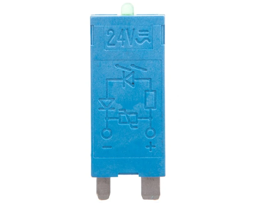 Moduł sygnalizacyjny LED zielony + warystor 6‑24V AC/DC 99.01.0.024.98 - obrazek 1