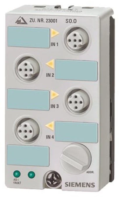 Moduł wejść cyfrowych 4we/4wy AS‑INTERFACE IP67 3RK1200‑0CQ20‑0AA3 - obrazek 3