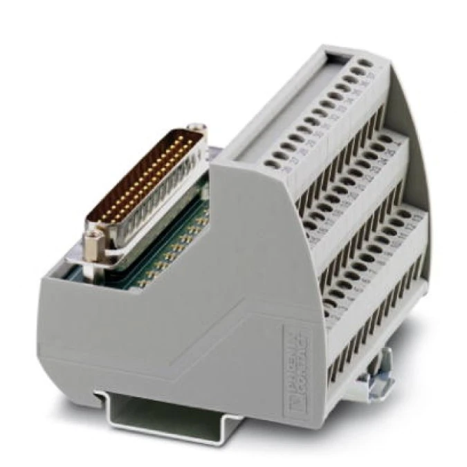 Moduł transmisyjny ze złączem D‑SUB VARIOFACE na szynę VIP‑3/SC/D37SUB/F/LED 2322223 - obrazek 1