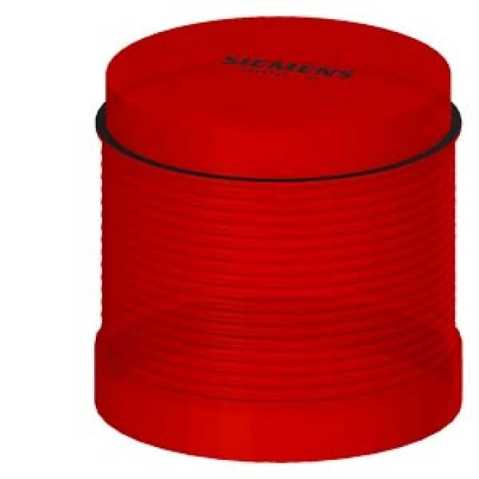 Moduł świetlny do kolumny sygnalizacyjnej 70mm LED czerwony światło błyskowe 24V DC IP65 8WD4420‑0CB - obrazek 1