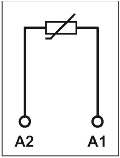 Moduł wtykowy do gniazd ECOR‑3, z warystorem ‑ V3‑120‑230UC ‑ 2833945 - obrazek 2