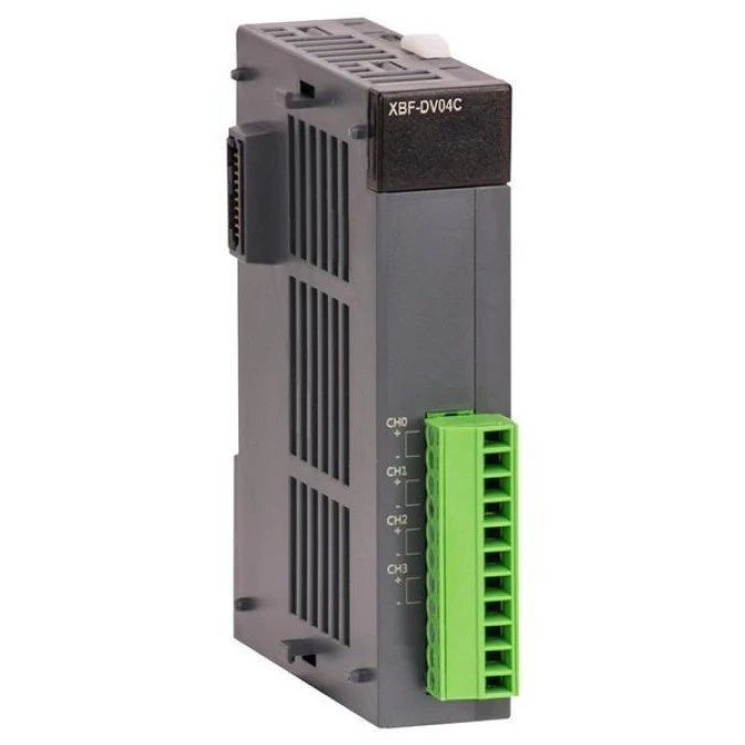 Moduł wyjść analogowych napięciowych LS Electric 4AO U 14bit Przyłącza śrubowe 4723011700 XBF‑DV04C - obrazek 1