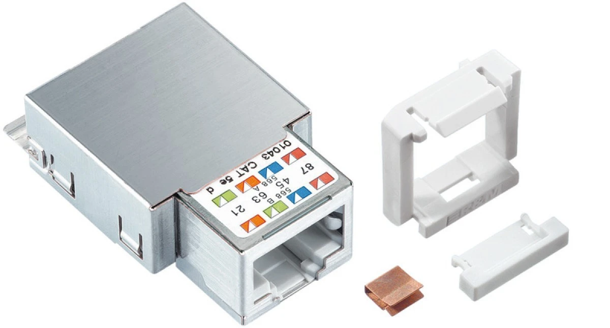Moduł teleinformatyczny RJ45 kat.5 ekranowany Snap‑ ASM‑C5 GS 6117343