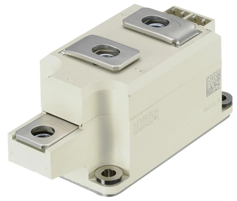 Moduł tyrystorowy 1,6kV 273A przykręcane obudowa A73b SKKT 273/16 07890150, 1‑3PBNHK