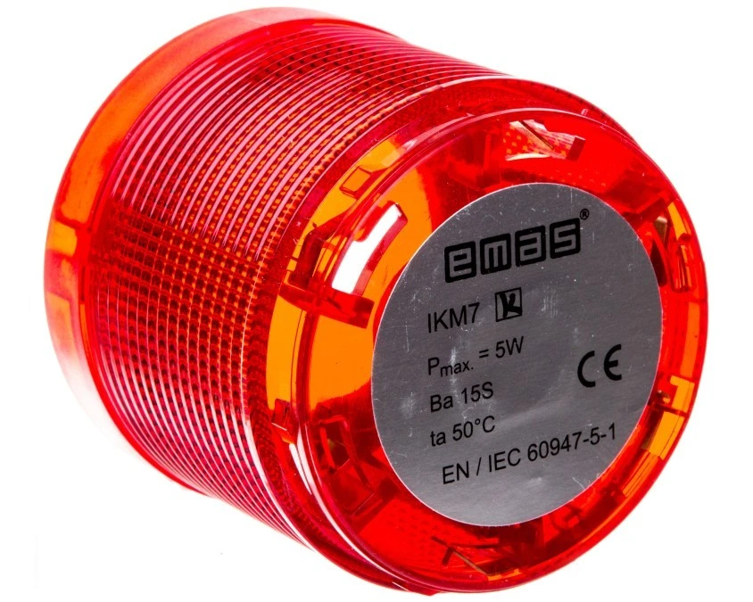 Moduł sygnalizacyjny 70mm, bez źródła światła, czerwony, T0‑IKM7K - obrazek 1