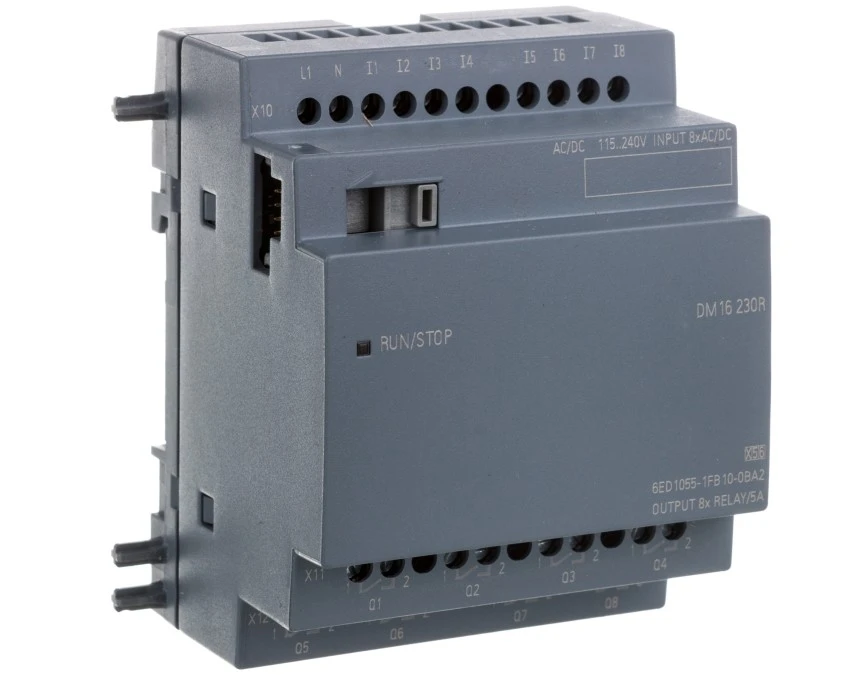 Moduł wejść/wyjść 8WE 8WY cyfrowych 230V DC/przekaźnikowe LOGO! DM16 230R 6ED1055‑1FB10‑0BA2 - obrazek 1