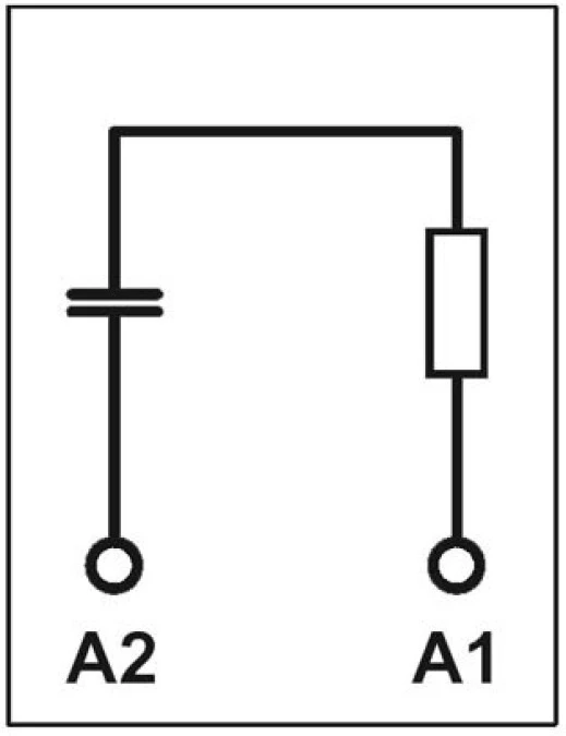Moduł wtykowy do gniazd ECOR‑3, z członem RC ‑ RC3‑120‑230UC ‑ 2833916 /10szt./ - obrazek 2