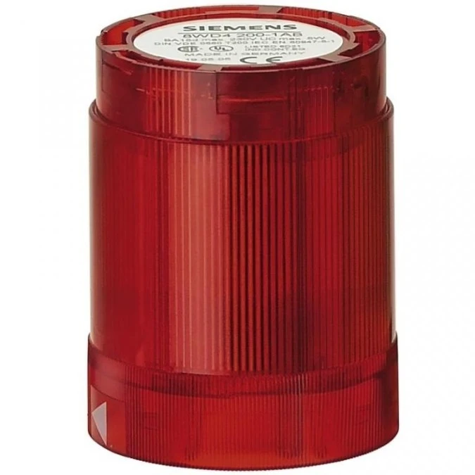 Moduł świetlny kolumny sygnalizacyjnej 50mm LED czerwony światło ciągłe 24V AC_DC IP54 8WD4220‑5AB - obrazek 2