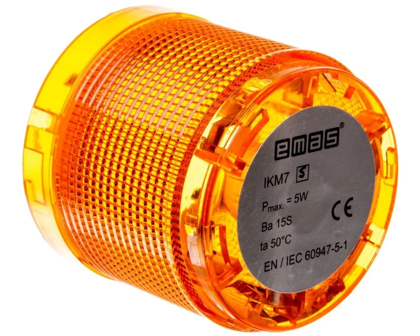 Moduł sygnalizacyjny 70mm, bez źródła światła, żółty, T0‑IKM7S - obrazek 1