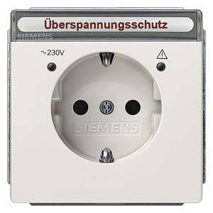 Siemens Osprzęt elektroinstalacyjny Gniazdo z uziemieniem Delta biały 5UB1858 1 szt.