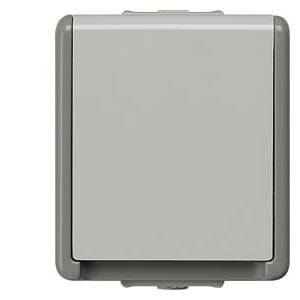 Siemens Osprzęt elektroinstalacyjny Gniazdo z uziemieniem Delta szary 5UB4717 1 szt.