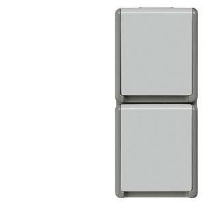 Siemens Osprzęt elektroinstalacyjny Gniazdo z uziemieniem Delta szary 5UB4724 1 szt.