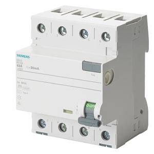 Siemens 5SV33566 Wyłącznik różnicowoprądowy A 63 A 0.03 A 500 V - obrazek 1