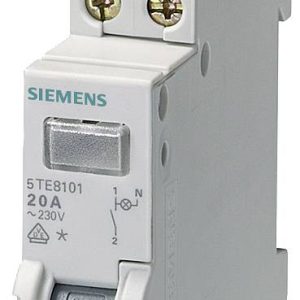 Przełącznik sterujący szary 20 A 3 NO Siemens 5TE8103 Przełącznik sterujący szary 20 A 3 NO Siemens 5TE8103