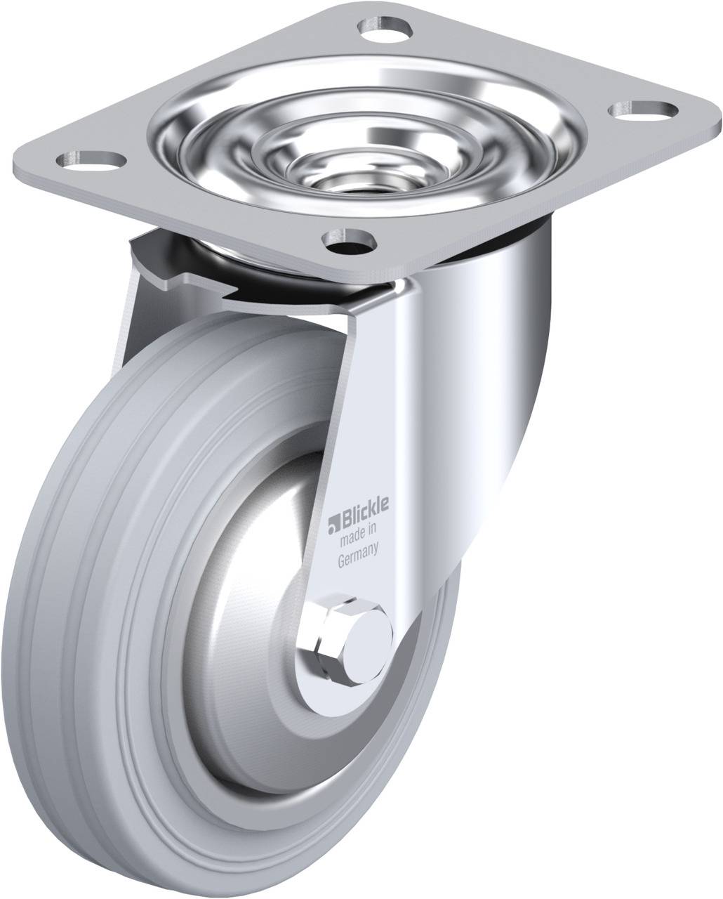 Blickle 351262 LE-VE 100R-SG-FA Kółko skrętne Średnica koła: 100 mm Maksymalne obciążenie: 70 kg 1 szt. - obrazek 1