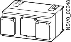 Siemens BVP:085095 BD01, AK02M0/2SD16 3S14 Kaseta odpływowa szary błyszczący 16 A 230 V/AC 1 szt. - obrazek 1