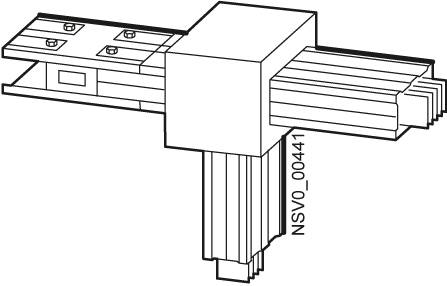Siemens BVP:261797 BD2A-400-TH Zmiana kierunku aluminium szary błyszczący 205 mm² 400 A 690 V/AC 1 szt. - obrazek 1
