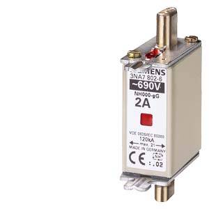 Siemens 3NA78106 Bezpiecznik użytkowy Rozmiar bezpiecznika = 0 25 A 690 V 3 szt. - obrazek 1