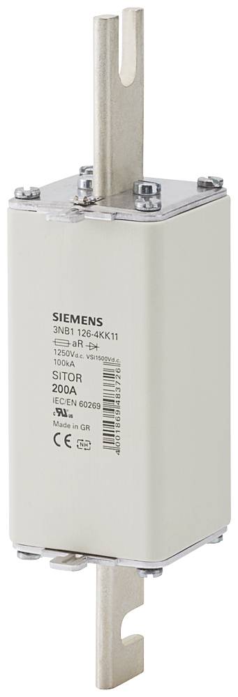 Siemens 3NB11264KK11 Bezpiecznik użytkowy Rozmiar bezpiecznika = 1L 200 A 2 szt. - obrazek 1