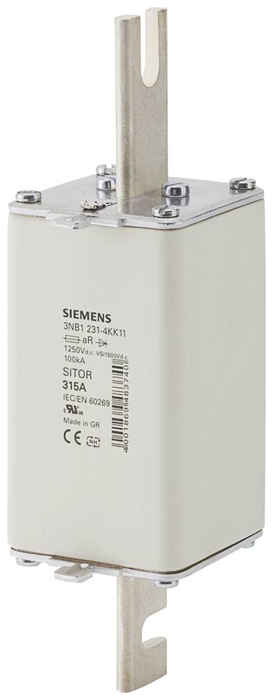 Siemens 3NB12344KK11 Bezpiecznik użytkowy Rozmiar bezpiecznika = 2L 400 A 2 szt. - obrazek 1