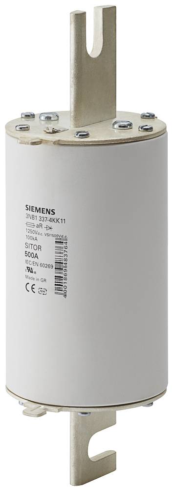 Siemens 3NB13374KK11 Bezpiecznik użytkowy Rozmiar bezpiecznika = 3L 500 A 2 szt. - obrazek 1