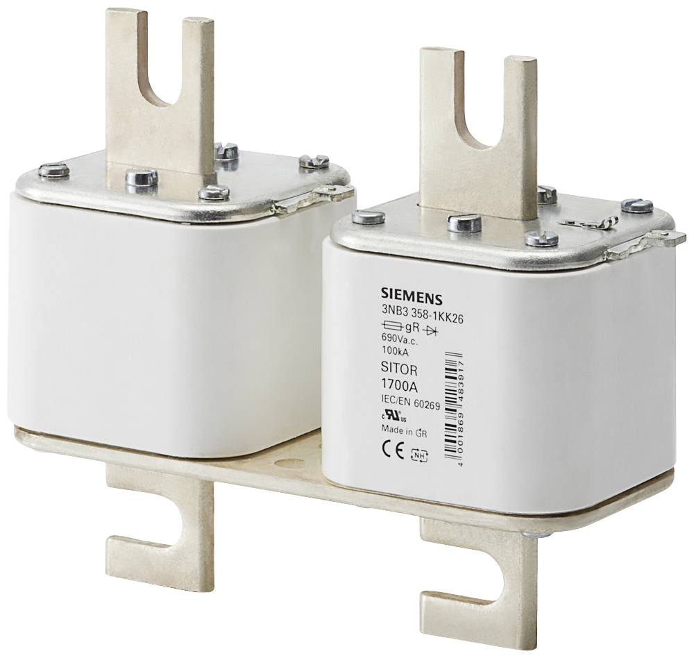 Siemens 3NB33521KK26 Bezpiecznik użytkowy Rozmiar bezpiecznika = 2 x 3 1250 A 690 V 1 szt. - obrazek 1