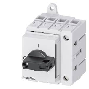 rozłącznik izolacyjny czarny 4 styki 16 mm² 25 A 690 V/AC Siemens 3LD31300TL11 - obrazek 1