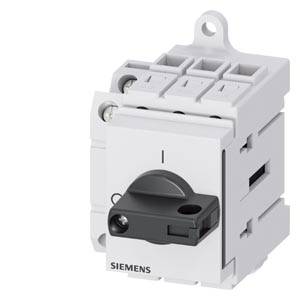 rozłącznik izolacyjny czarny 3 styki 16 mm² 25 A 1 NO, 1 NC 690 V/AC Siemens 3LD31301TK11 - obrazek 1