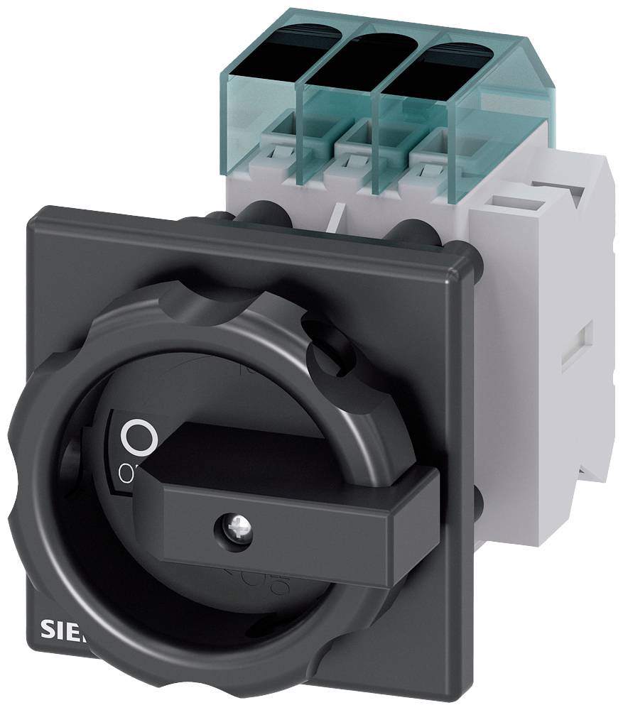 rozłącznik izolacyjny czarny 3 styki 16 mm² 25 A 1 NO, 1 NC 690 V/AC Siemens 3LD31541TK51 - obrazek 1