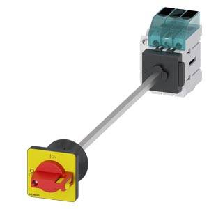 rozłącznik izolacyjny czerwony, żółty 3 styki 16 mm² 32 A 1 NO, 1 NC 690 V/AC Siemens 3LD32401TK13 - obrazek 1