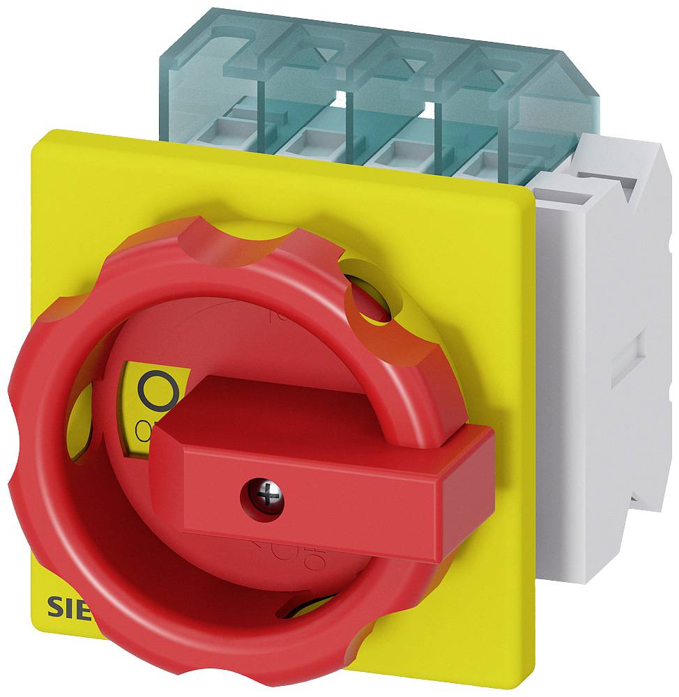 rozłącznik izolacyjny czerwony, żółty 3 styki 6 mm² 16 A 1 NO, 1 NC 690 V/AC Siemens 3LD20031TP53 - obrazek 1
