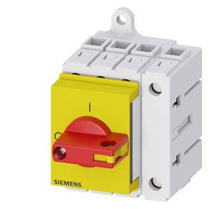 rozłącznik izolacyjny czerwony, żółty 4 styki 16 mm² 63 A 690 V/AC Siemens 3LD34300TL13 - obrazek 1