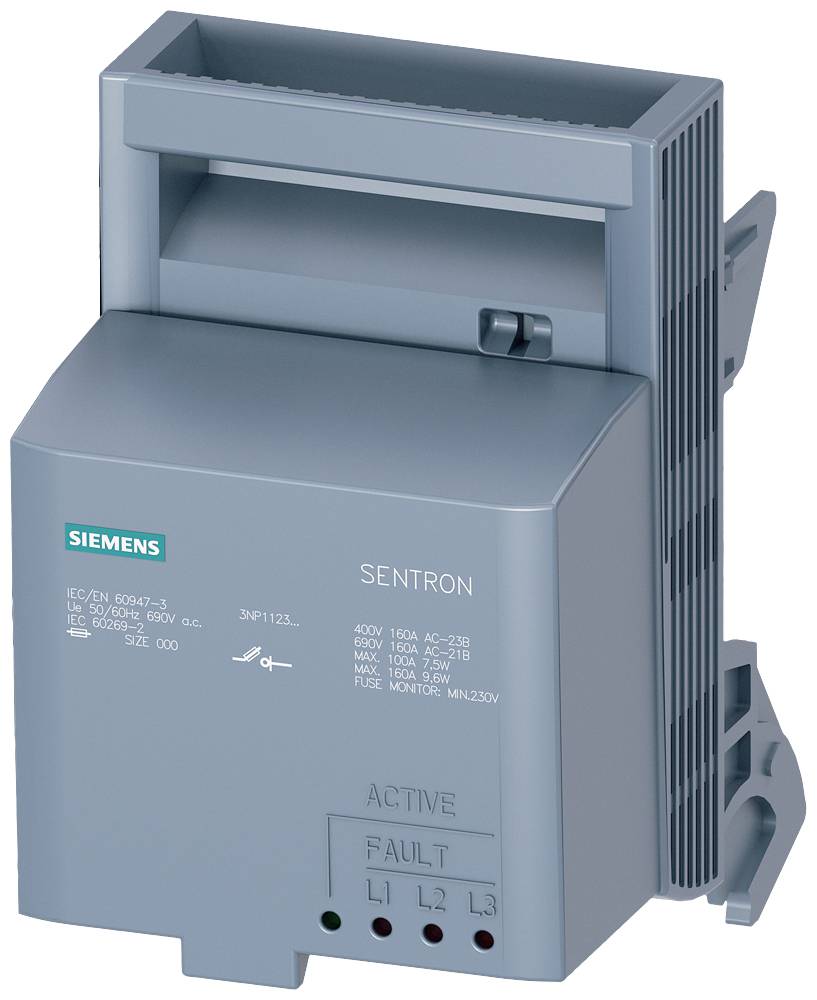 Siemens 3NP19231GB20 Wkładka chwytająca Rozmiar bezpiecznika = 000 1 szt. - obrazek 1