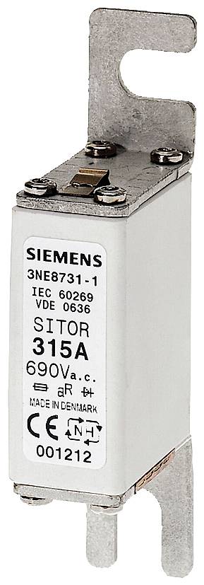 Siemens 3NE87221 Bezpiecznik użytkowy Rozmiar bezpiecznika = 0 125 A 690 V 10 szt. - obrazek 1