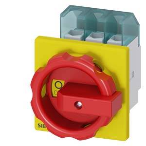 rozłącznik izolacyjny czerwony, żółty 3 styki 16 mm² 25 A 690 V/AC Siemens 3LD21030TK53 - obrazek 1