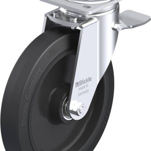 Blickle 51037 LH-POEV 250K-ST Kółko skrętne z hamulcem Średnica koła: 250 mm Maksymalne obciążenie: 600 kg 1 szt. Blickle 51037 LH-POEV 250K-ST Kółko skrętne z hamulcem Średnica koła: 250 mm Maksymalne obciążenie: 600 kg 1 szt.