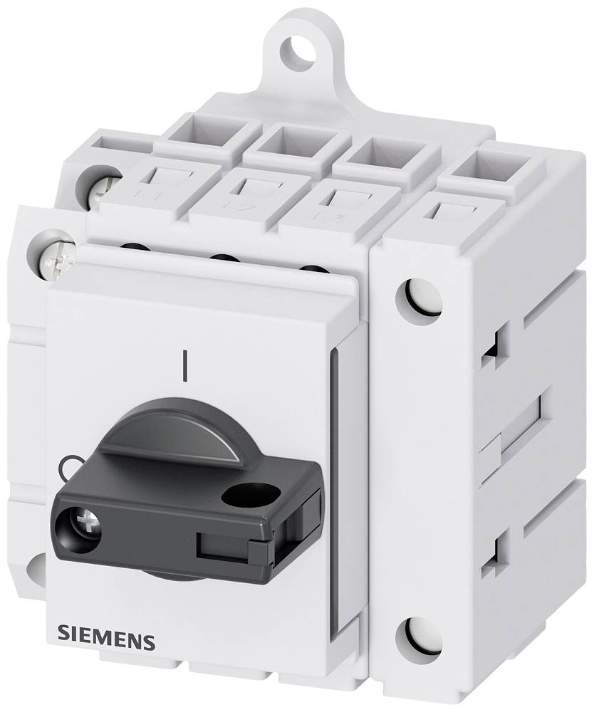 rozłącznik izolacyjny czarny 4 styki 16 mm² 63 A 1 NO, 1 NC 690 V/AC Siemens 3LD34301TL11 - obrazek 1