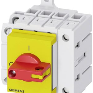 rozłącznik izolacyjny czerwony, żółty 4 styki 16 mm² 63 A 1 NO, 1 NC 690 V/AC Siemens 3LD34301TL13 rozłącznik izolacyjny czerwony, żółty 4 styki 16 mm² 63 A 1 NO, 1 NC 690 V/AC Siemens 3LD34301TL13