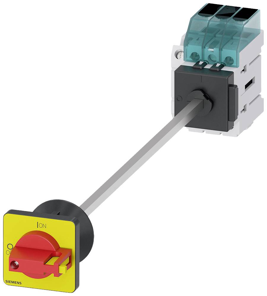 rozłącznik izolacyjny czerwony, żółty 3 styki 16 mm² 63 A 1 NO, 1 NC 690 V/AC Siemens 3LD34401TK13 - obrazek 1