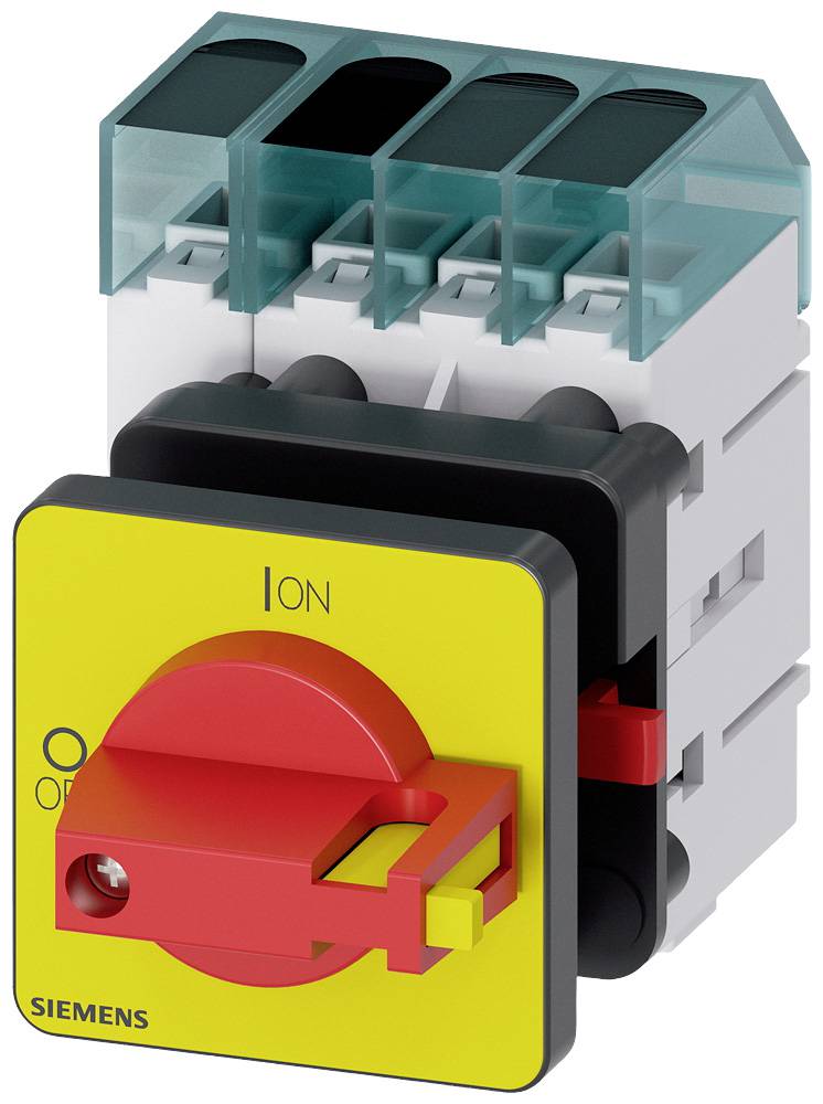 rozłącznik izolacyjny czerwony, żółty 4 styki 16 mm² 63 A 690 V/AC Siemens 3LD34500TL13 - obrazek 1