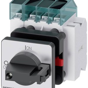 rozłącznik izolacyjny czarny 4 styki 16 mm² 63 A 1 NO, 1 NC 690 V/AC Siemens 3LD34501TL11 rozłącznik izolacyjny czarny 4 styki 16 mm² 63 A 1 NO, 1 NC 690 V/AC Siemens 3LD34501TL11
