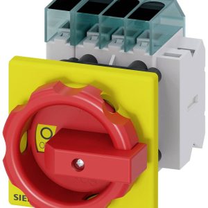 rozłącznik izolacyjny czerwony, żółty 4 styki 16 mm² 63 A 1 NO, 1 NC 690 V/AC Siemens 3LD34541TL53 rozłącznik izolacyjny czerwony, żółty 4 styki 16 mm² 63 A 1 NO, 1 NC 690 V/AC Siemens 3LD34541TL53