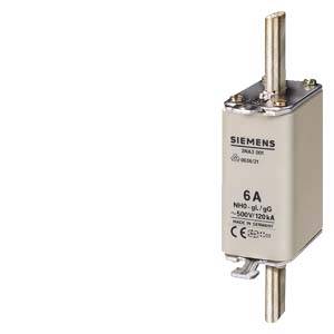 Siemens 3NA3010 Bezpiecznik użytkowy Kompatybilne bezpieczniki o rozmiarze 000 - 4 Rozmiar bezpiecznika = 0 25 A 500 V 3 - obrazek 1