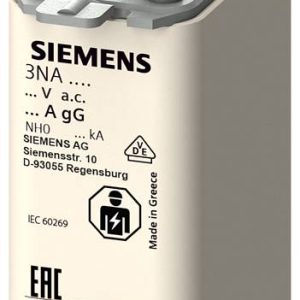 Siemens 3NA3012 Bezpiecznik użytkowy Rozmiar bezpiecznika = 0 32 A 500 V 3 szt. Siemens 3NA3012 Bezpiecznik użytkowy Rozmiar bezpiecznika = 0 32 A 500 V 3 szt.