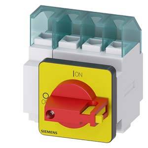 rozłącznik izolacyjny czerwony, żółty 4 styki 16 mm² 25 A 690 V/AC Siemens 3LD21221TL13 - obrazek 1